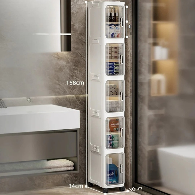 Multipurpose Flexible Storage with Wheels and Removable Dividers