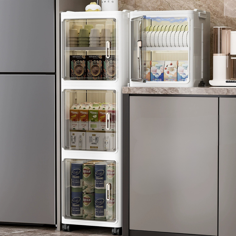 Multipurpose Flexible Storage with Wheels and Removable Dividers
