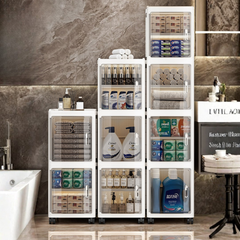 Multipurpose Flexible Storage with Wheels and Removable Dividers