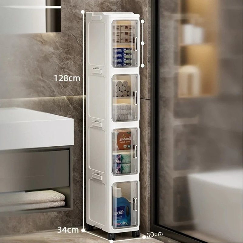 Multipurpose Flexible Storage with Wheels and Removable Dividers